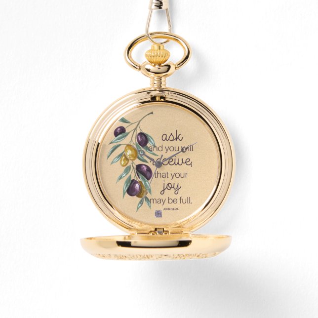 Scripture Pocket Watch Horloge (Voorkant)