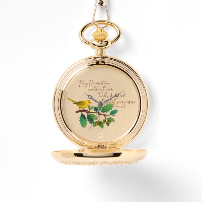 Scripture Pocket Watch Horloge (Voorkant)
