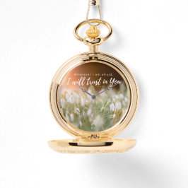 Scripture Pocket Watch Horloge