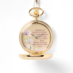 Scripture Pocket Watch Horloge