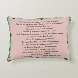 Scripture, Psalm 11, Bible Verse, Accent Kussen