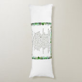 Scripture, Psalm 11, Bible Verse, Lichaamskussen (Voorkant Verticaal)