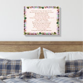 Scripture, Psalm 11, Colorful Roses Canvas Afdruk (Insitu (Slaapkamer))