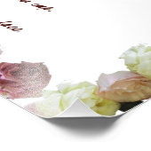 Scripture, psalm 11, Flowerful Foto Afdruk (Hoek)