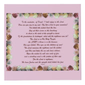 Scripture, Psalm 11, Flowerful Kubus (Rechts)