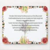 Scripture, Psalm 11, kleurrijke ventilator Muismat (Voorkant)