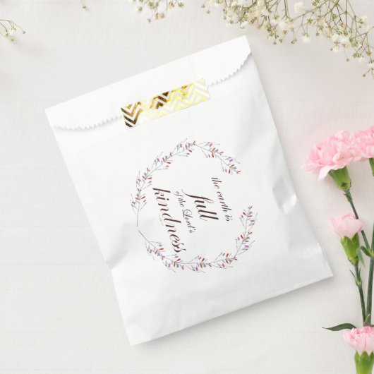 Scripture, Psalm 33, Full Kindness Bedankzakje (Gezegeld)