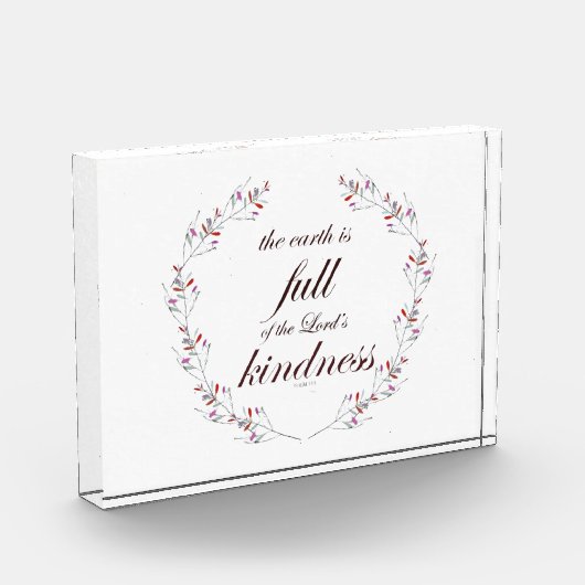 Scripture, Psalm 33, Full Kindness Fotoblokken (Links)