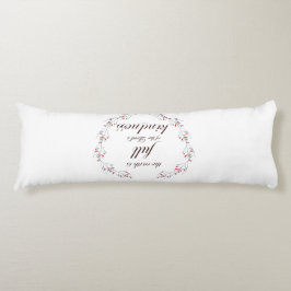 Scripture, Psalm 33, Full Kindness Lichaamskussen