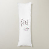 Scripture, Psalm 33, Kindness, Lichaamskussen (Voorkant Verticaal)