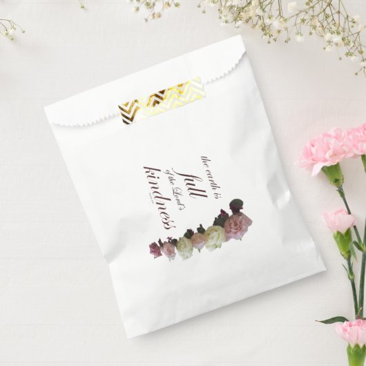 Scripture, Psalm 33, White and Pink Roses Bedankzakje (Gezegeld)