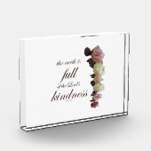 Scripture, Psalm 33, White and Pink Roses Fotoblokken (Links)