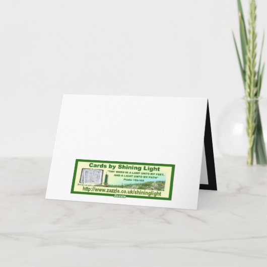 SCRIPTURE-THANKSGIVING FEESTDAGEN KAART (Achterkant)