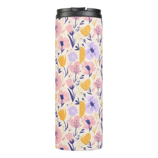 Scripture Thermal Tumbler Floral Design Thermosbeker (Achterkant)