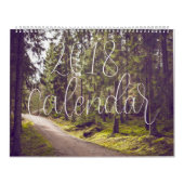 Scripture Verse 2018 Hand Lettered Calendar Kalender (Hoes)