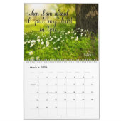 Scripture Verse 2018 Hand Lettered Calendar Kalender (Mar 2026)