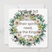 Scripture Verse Spiritueel Matthew Kingdom (Voorkant)