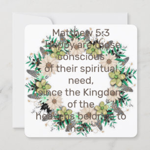 Scripture Verse Spiritueel Matthew Kingdom