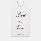 Scripture Wedding Centerpiece, Bridal Shower Decor Cadeaulabel (Achterkant)