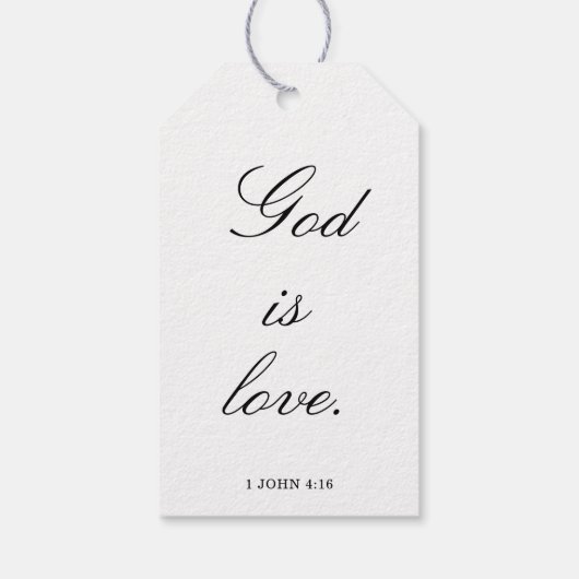 Scripture Wedding Centerpiece, Bridal Shower Decor Cadeaulabel (Achterkant)