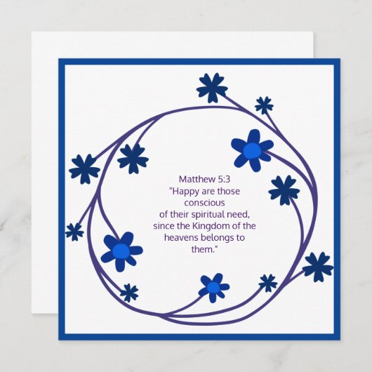 Scriptversie Verse Spiritueel berichtKoninkrijk (Voorkant / Achterkant)