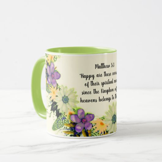 Scriptversie Verse Spiritueel berichtKoninkrijk Mok (Voorkant links)