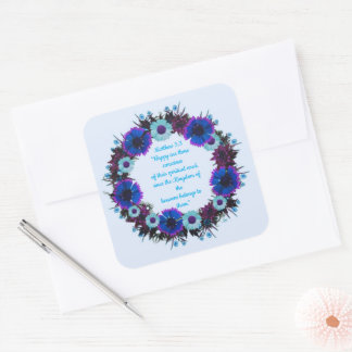 Scriptversie Verse Spiritueel berichtKoninkrijk Vierkante Sticker