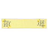Scriptversie Verse Yellow Gold Table Runner Korte Tafelloper (Horizontaal)