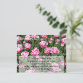 Scriptverwerking en geheugenkaart briefkaart (Staand voorkant)