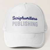 Scriptwriters die Navy Blue/Grey Petten publiceren (Voorkant)
