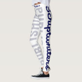 Scriptwriters Publiceren Navy Blue/Grey Leggings (Links)