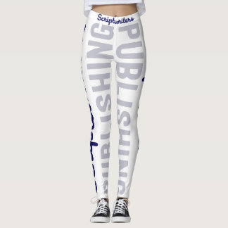 Scriptwriters Publiceren Navy Blue/Grey Leggings