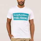 Scriptwriters Solid Aqua T-shirt (Voorkant)