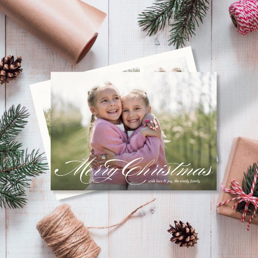 Scripty Prettig Kerstmis Multi Foto Feestdagenkaart
