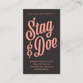 Scripty Stag & Doe Ticket