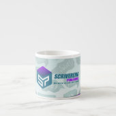 Scriveremo logo en achtergrond espresso kop (Voorkant)