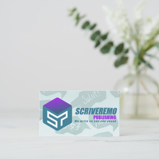 scrivermo visitekaartjes 2 (Staand voorkant)