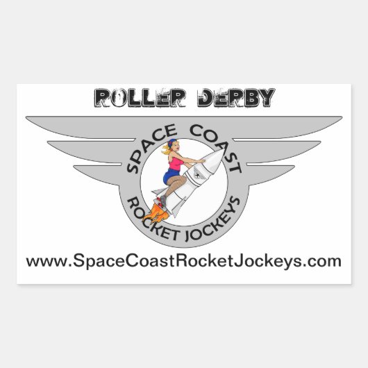 SCRJ Roller Derby Sticker (Voorkant)