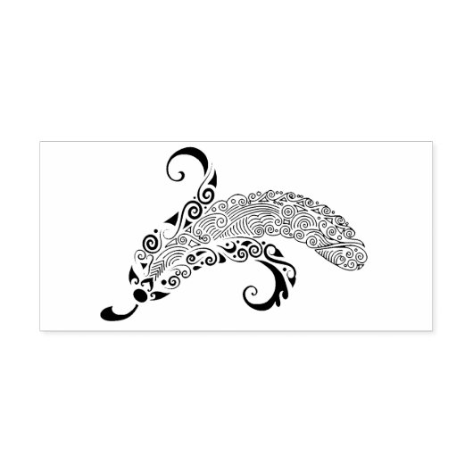 Scroll Banaan Art Stempel (Afrduk)