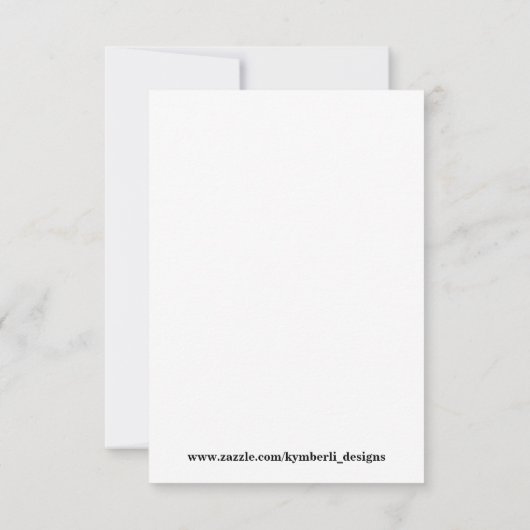 Scroll Birthday Kaart (Achterkant)