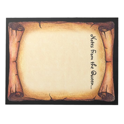 Scroll Border Notitieblok (Voorkant)