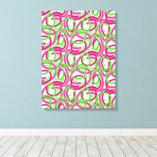 Scroll Canvas Afdruk (Insitu (Houten vloer))