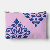 Scroll Damask Art I Blauw op Roze Etui (Voorkant)