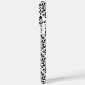 Scroll Damask Black op White Pattern Case-Mate iPhone Case (Achterkant / Links)