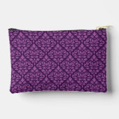 Scroll Damask Pattern Lt op DK Plum Etui (Achterkant)