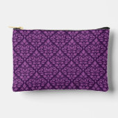 Scroll Damask Pattern Lt op DK Plum Etui (Voorkant)