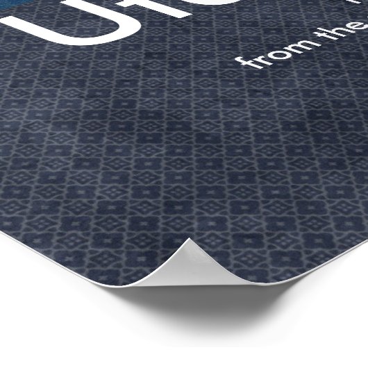 Scroll Design Hiroshige Ryogoku Woodblock Print (Hoek)