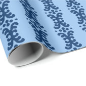 Scroll Dot in Blauwe Indigo Cadeaupapier (Rol Hoek)
