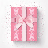 Scroll Dot in Pink Cadeaupapier