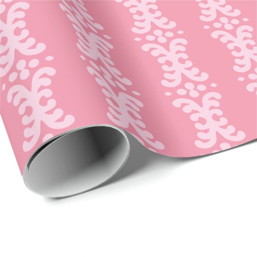 Scroll Dot in Pink Cadeaupapier (Rol Hoek)